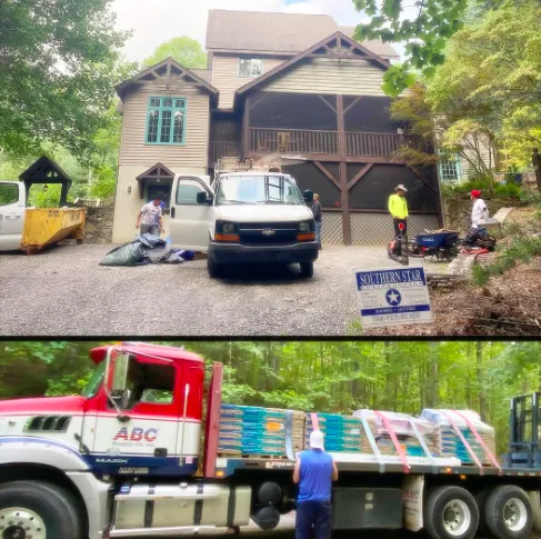 August 2024 roof installation Asheville NC
